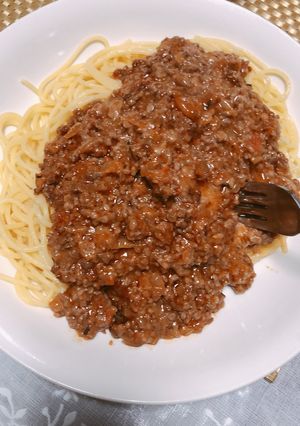 深みのあるミートソーススパゲティ-レシピのメイン写真
