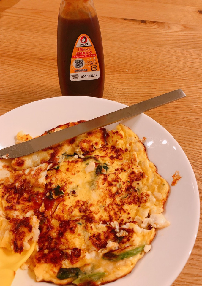 お好み焼き 離乳食 簡単-レシピのメイン写真