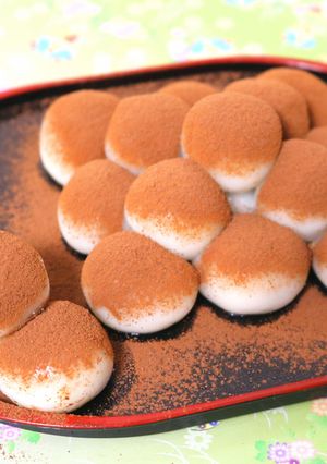 月見・十五夜に♪簡単チョコ白玉団子-レシピのメイン写真
