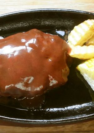 合い挽きハンバーグ♪-レシピのメイン写真