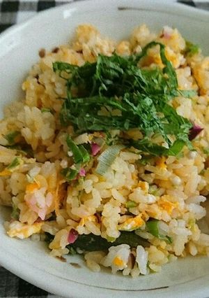 しば漬けチャーハン-レシピのメイン写真