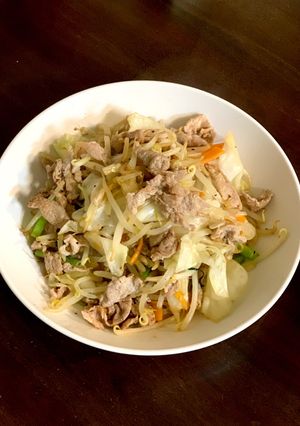 簡単激安肉野菜炒め-レシピのメイン写真