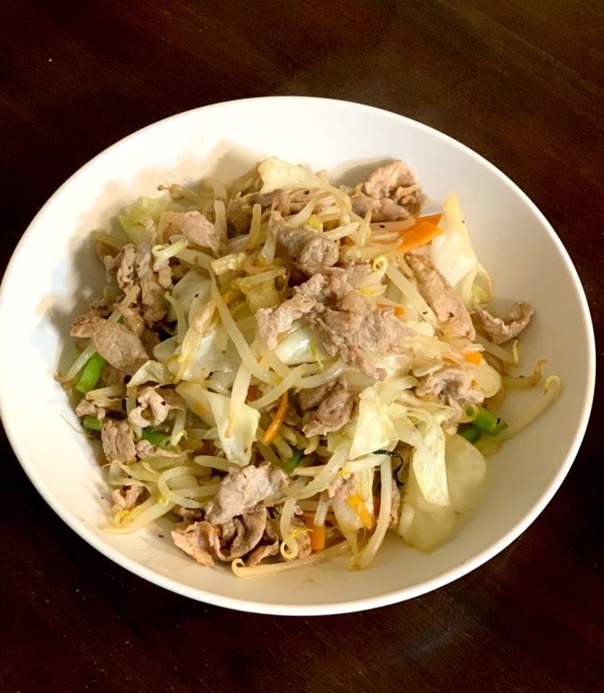 簡単激安肉野菜炒め-レシピのメイン写真
