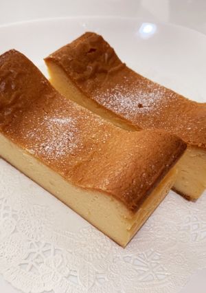 混ぜて焼くだけ！簡単チーズケーキ！-レシピのメイン写真