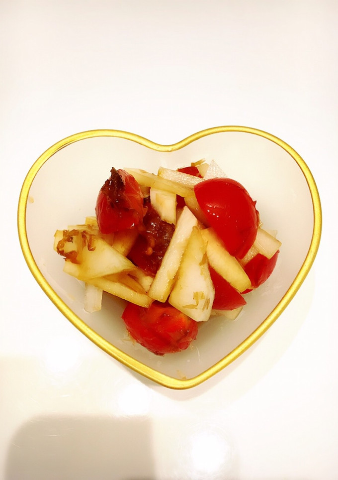 大根とトマトの即興サラダ-レシピのメイン写真