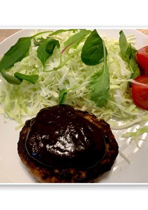 ハンバーグ-レシピのメイン写真