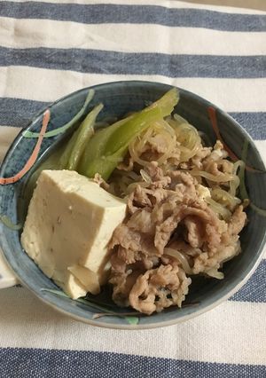 フライパンde簡単☆肉豆腐-レシピのメイン写真