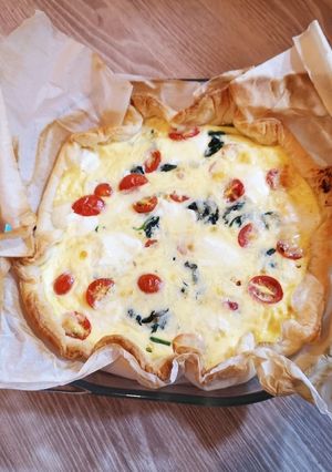 簡単キッシュ☆ほうれん草＋ベーコン-レシピのメイン写真