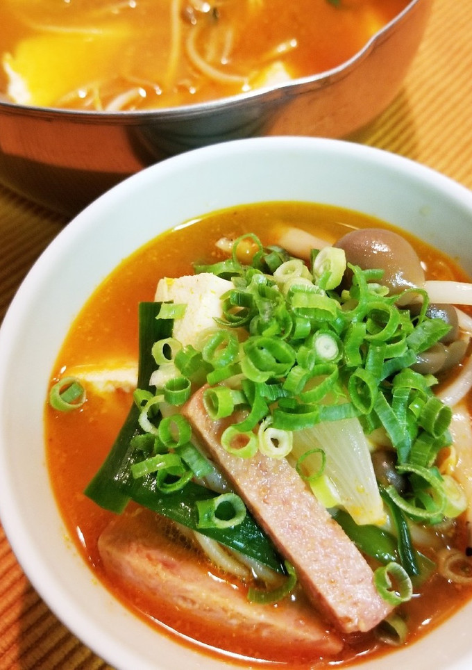 小鍋でさっと簡単⭐プデチゲ부대찌개⭐-レシピのメイン写真