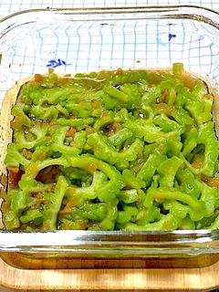 ゴーヤの梅マリネ-レシピのメイン写真