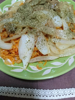 野菜炒めの卵なし炒飯♪-レシピのメイン写真