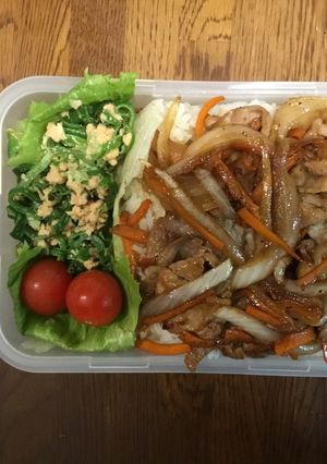 短時間で作れる弁当-レシピのメイン写真