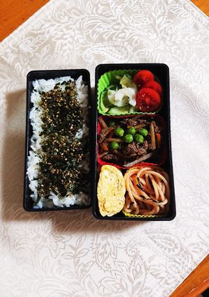 豆板醤を使ったごぼうと牛肉の佃煮です-レシピのメイン写真