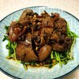 ピリリと旨い♪鶏レバーとハツの実山椒煮