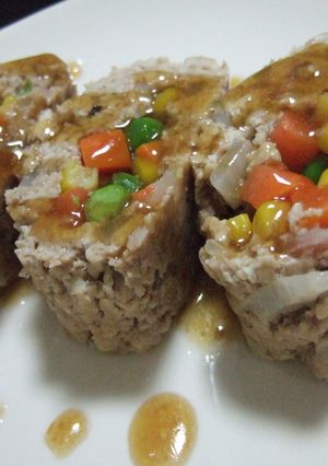 レンジでつくる☆和風豆腐のミートローフ-レシピのメイン写真
