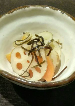 減塩　簡単!!れんこんの塩昆布炒め-レシピのメイン写真