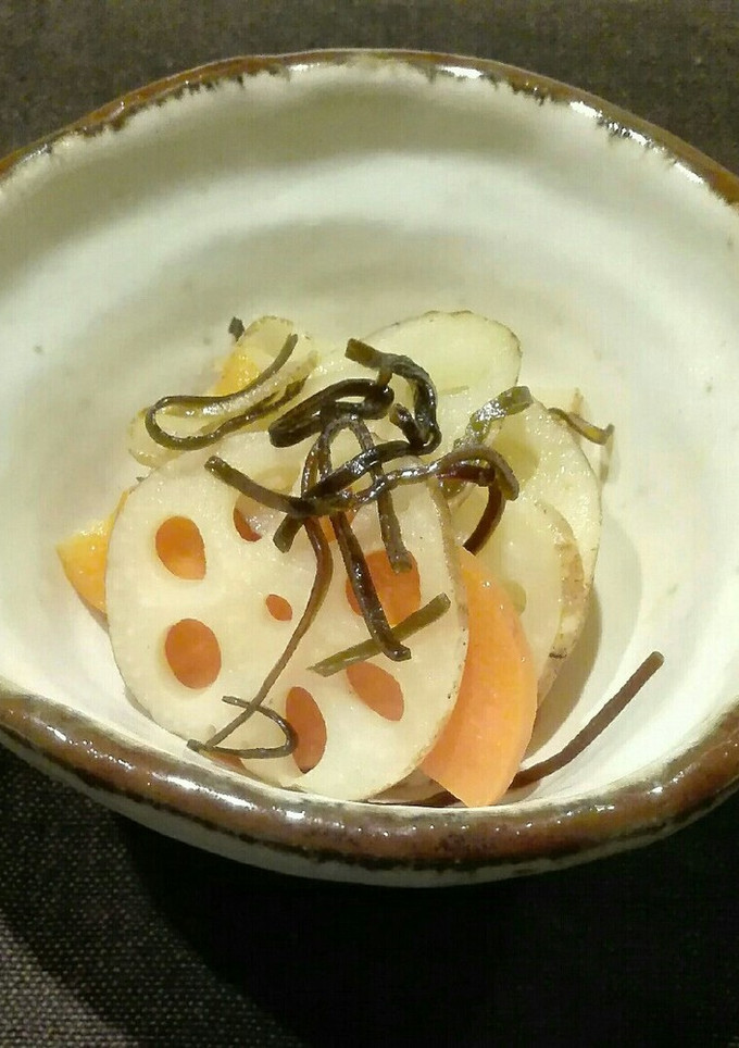減塩　簡単!!れんこんの塩昆布炒め-レシピのメイン写真