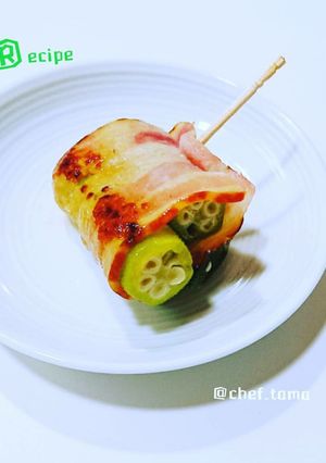 騙されたと言う勿れ。オクラベーコン-レシピのメイン写真