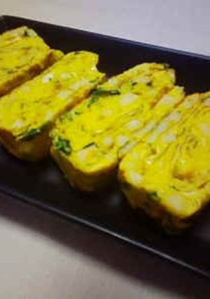 お弁当のおかずに★チーカマとシソの卵焼き-レシピのメイン写真