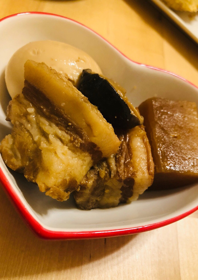QC 簡単角煮 白米炊飯 豚バラ大根-レシピのメイン写真