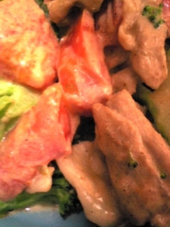 トマト豚肉ブロッコリーのマヨサラダ炒め-レシピのメイン写真