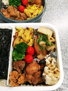 中学生男子弁当( ^-^)ノ※.:*:☆-レシピのメイン写真