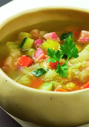 夏野菜のベーコンスープ♪-レシピのメイン写真