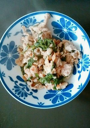 豚肉と大葉のポン酢炒め-レシピのメイン写真