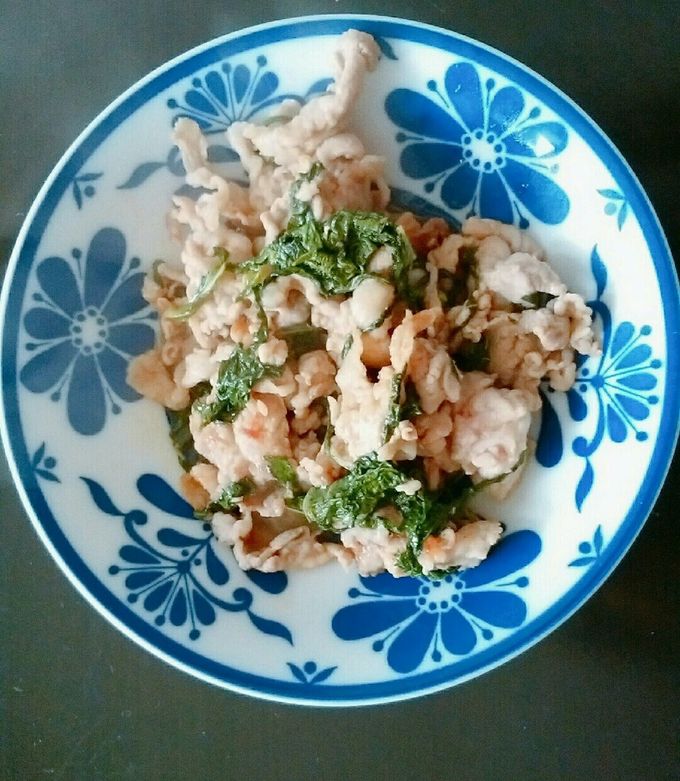 豚肉と大葉のポン酢炒め-レシピのメイン写真