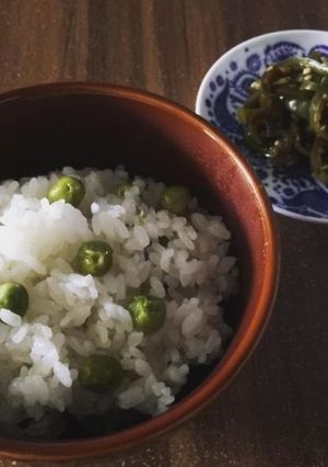 べジブロス！お豆の風味たっぷり豆ごはん-レシピのメイン写真