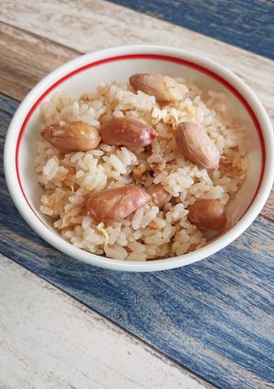 生落花生ごはん-レシピのメイン写真