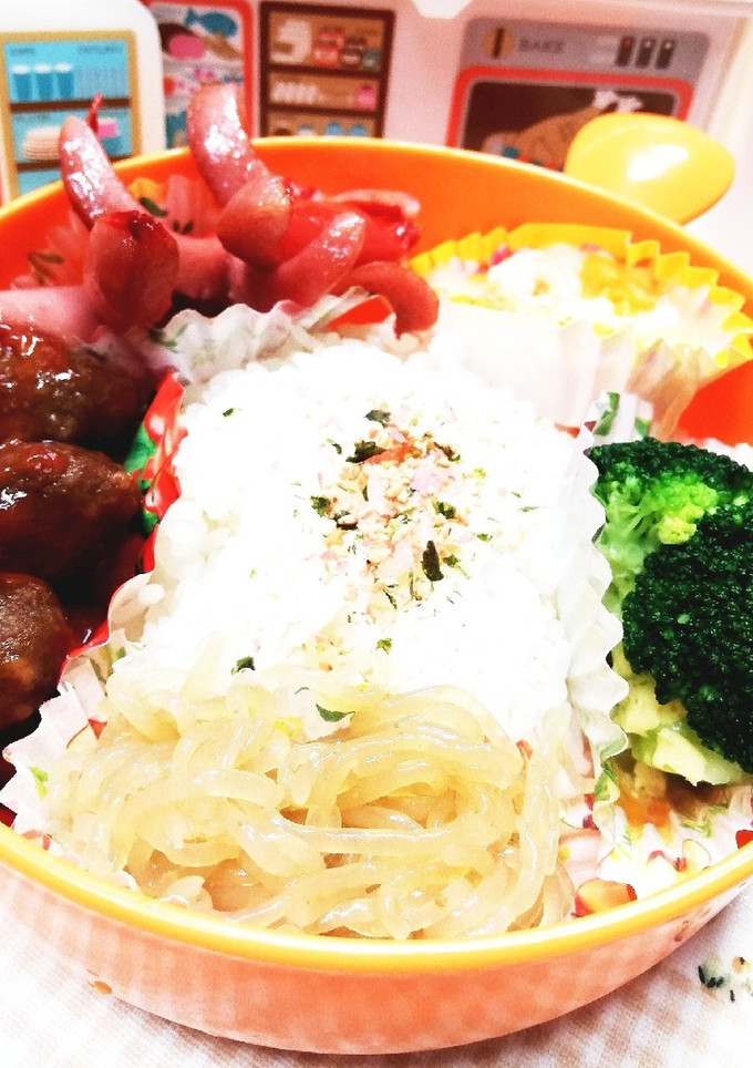 ま〜るいお弁当箱への挑戦-レシピのメイン写真