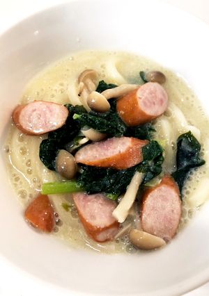 簡単♡とろーりまったり豆乳うどん-レシピのメイン写真