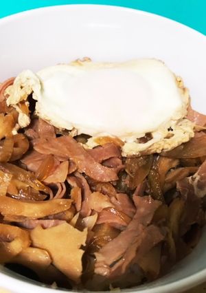小4が作った＊生姜焼き風丼＊-レシピのメイン写真