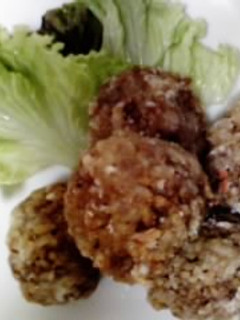 カレーピラフで作るもちもち団子✿ฺ-レシピのメイン写真