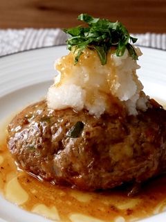 【野菜たっぷり】本格♪おろしハンバーグ-レシピのメイン写真