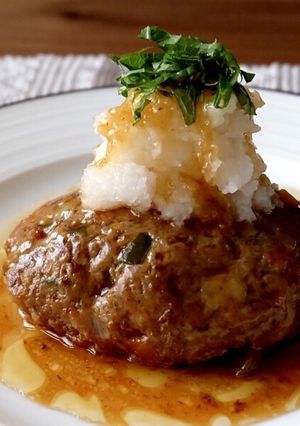 【野菜たっぷり】本格♪おろしハンバーグ-レシピのメイン写真