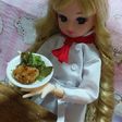 リカちゃんꕤ鮭の白子deフォワグラ風.゚