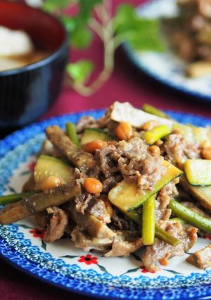 豚肉とごぼうのピーナッツスタミナ炒め-レシピのメイン写真