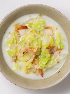 白菜としょうがの中華風クリームスープ-レシピのメイン写真
