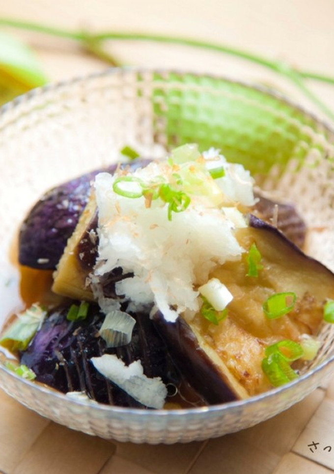 ナスの揚げ浸し⁂麺つゆで簡単-レシピのメイン写真