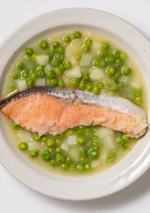 鮭とグリーンピース・じゃがいものスープ-レシピのメイン写真