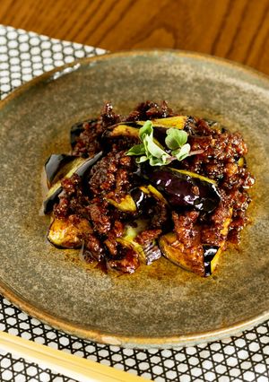 ナスの薬膳肉味噌炒め-レシピのメイン写真