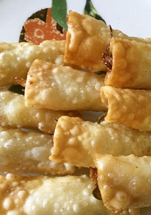 餃子の皮でつまみ☺️たらベー野菜巻き揚げ-レシピのメイン写真