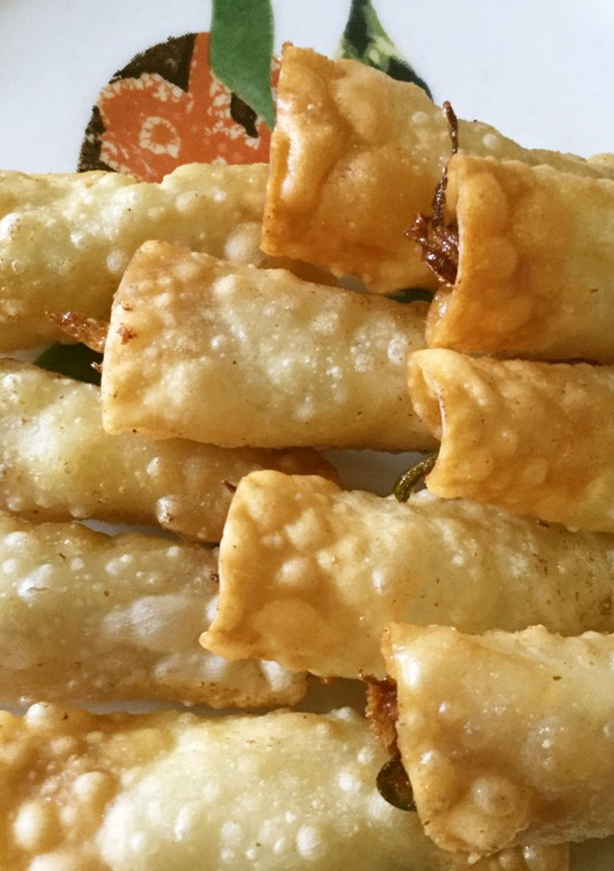 餃子の皮でつまみ☺️たらベー野菜巻き揚げ-レシピのメイン写真