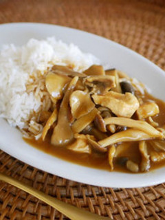 きのことチキンのカレー-レシピのメイン写真
