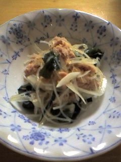 新玉ねぎとわかめのサラダ-レシピのメイン写真