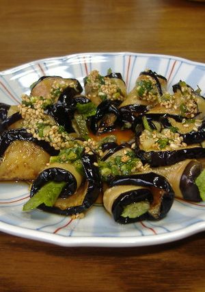 なすに大葉を巻いて♪さっぱりレモン味で！-レシピのメイン写真