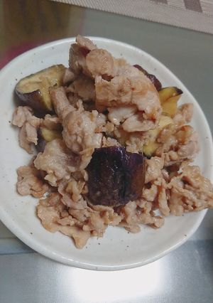 ごはんがすすむ♪ナスと豚肉のさっぱり炒め-レシピのメイン写真