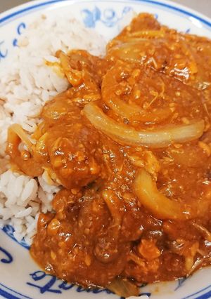 鮭缶(鯖缶)のカレー-レシピのメイン写真
